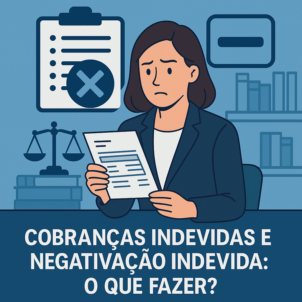 Cobranças Indevidas e Negativação Indevida: O Que Fazer?