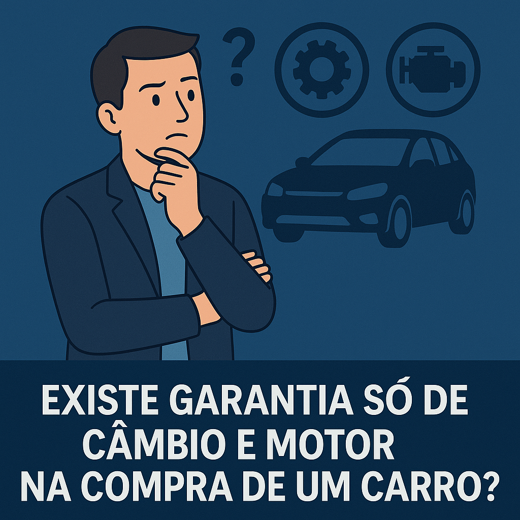 Existe garantia só de câmbio e motor na compra de um carro?