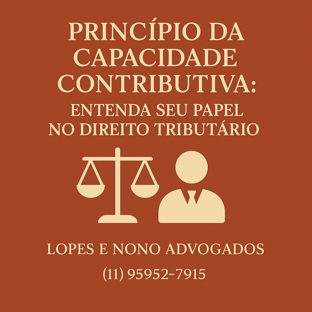 Princípio da Capacidade Contributiva: Entenda seu Papel no Direito Tributário