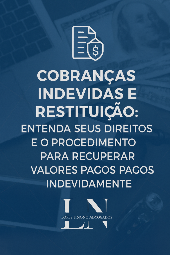 Cobranças Indevidas e Restituição: Entenda seus Direitos e o Procedimento para Recuperar Valores Pagos Indevidamente
